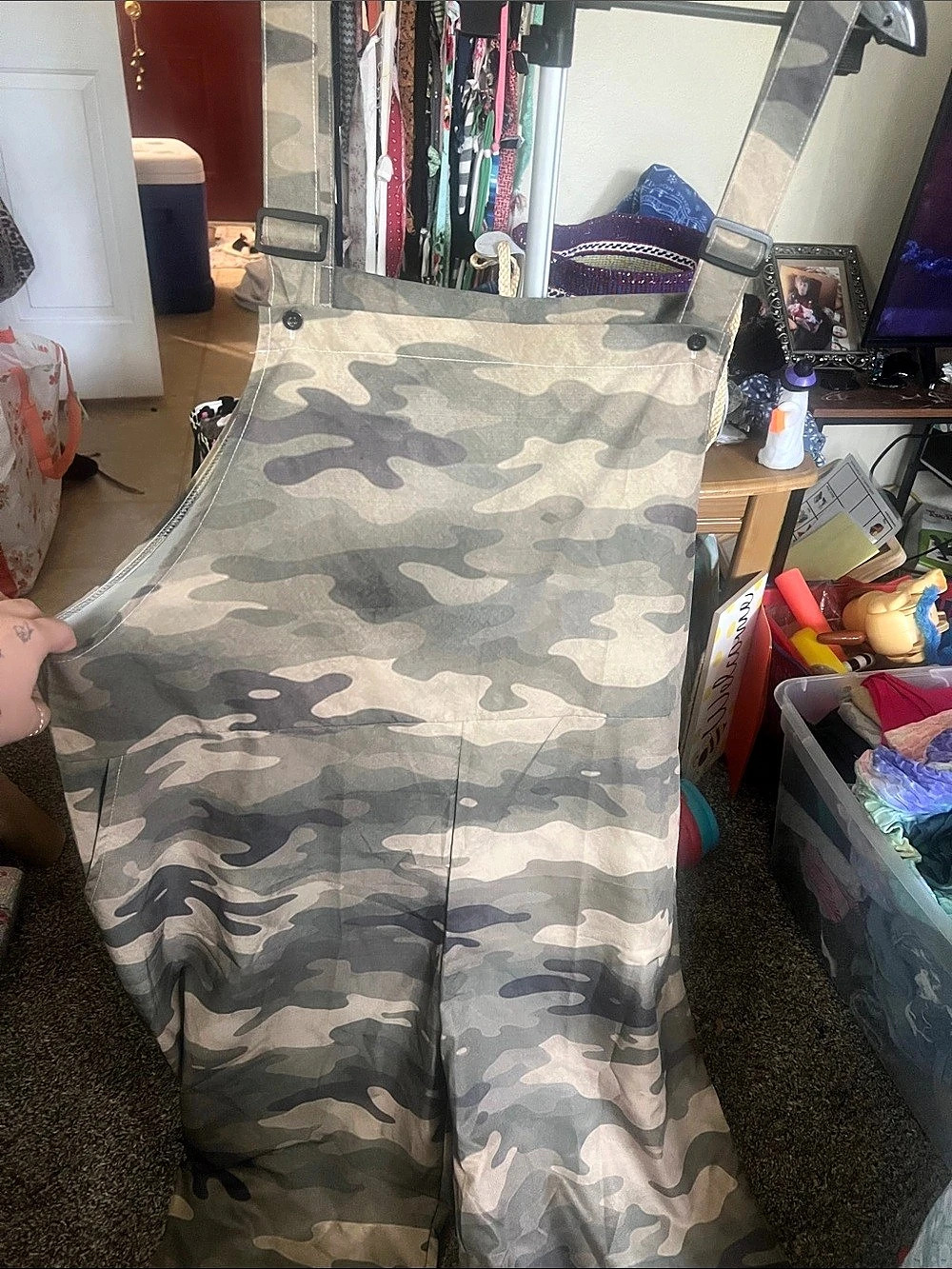 Camo Wide Leg Jumpsuit 3XL